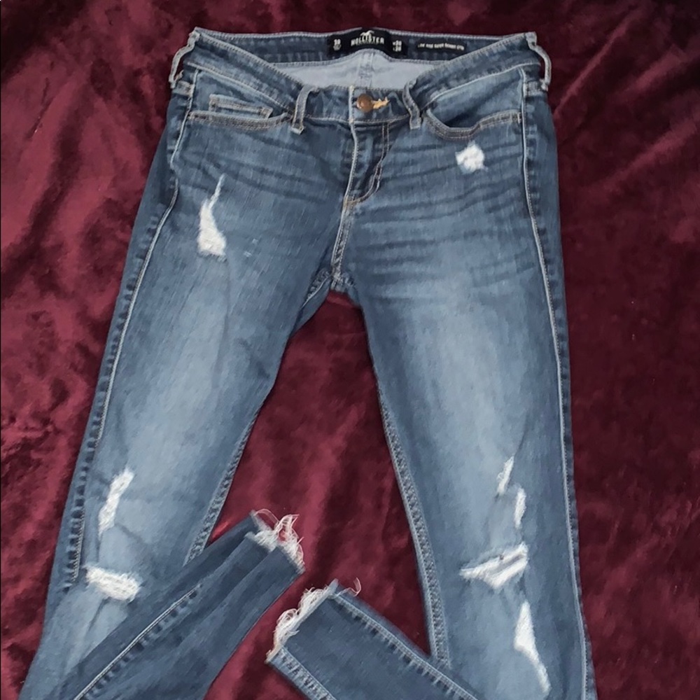 ripped jeans low rjse super skinny crop